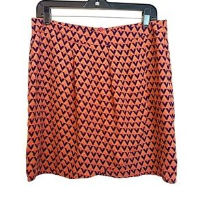 Tulle Wrap Mini Skirt Orange and Purple Size Large